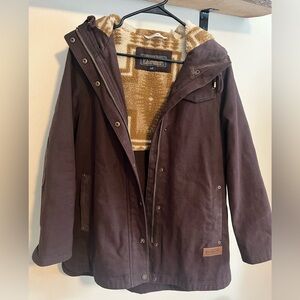 Women’s Pendleton Marias Canvas Cord Trim Parka